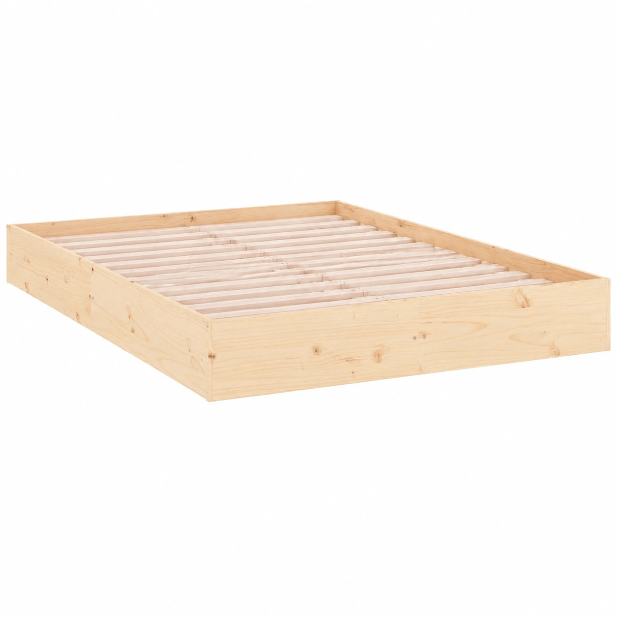 Cama Matrimonial de Madera Maciza 120x200 cm para Dormitorio