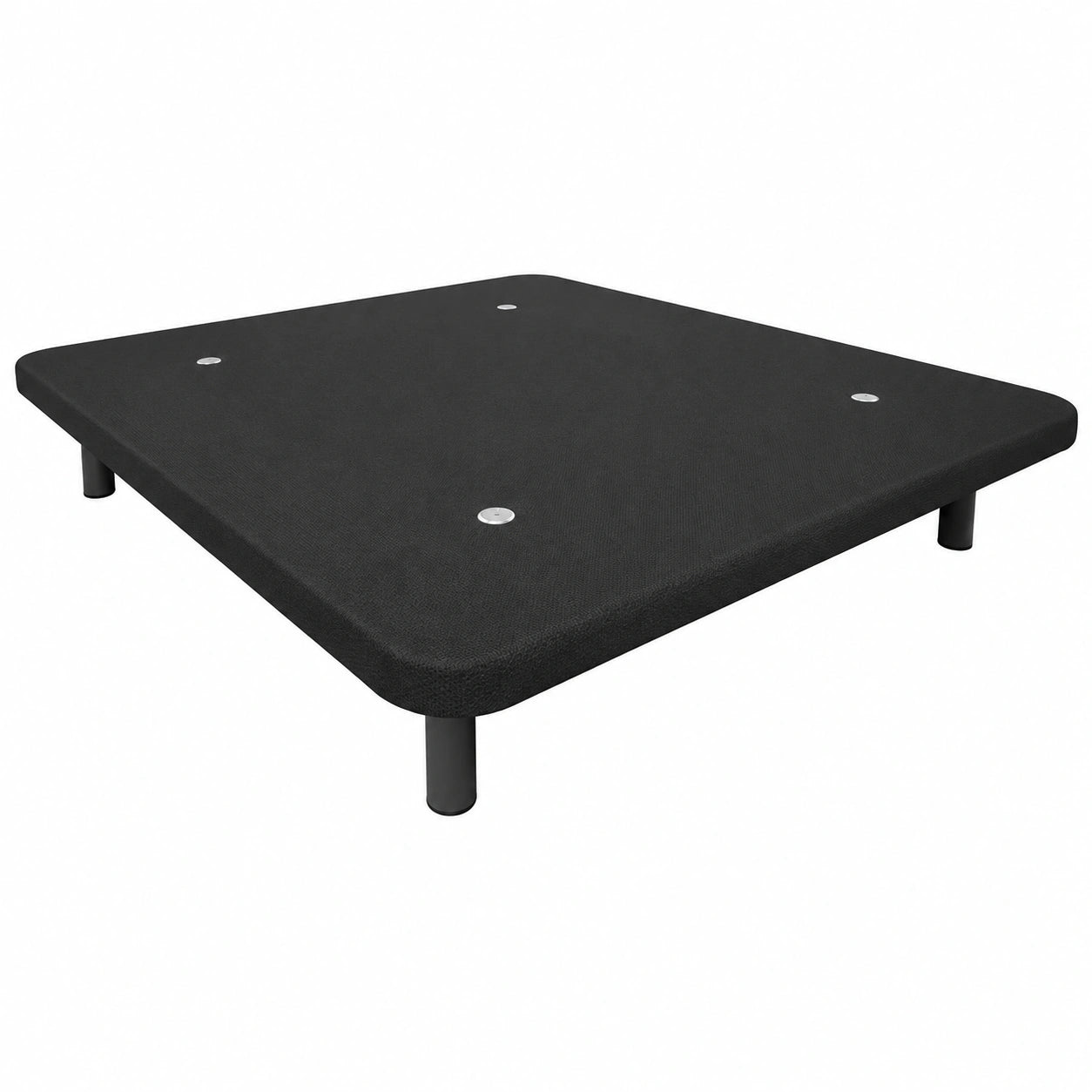 Base de Cama Reforzada 3D con Alta Estabilidad, 5 Barras y 6 Patas Metálicas, 150x190 cm, Gris Oscuro