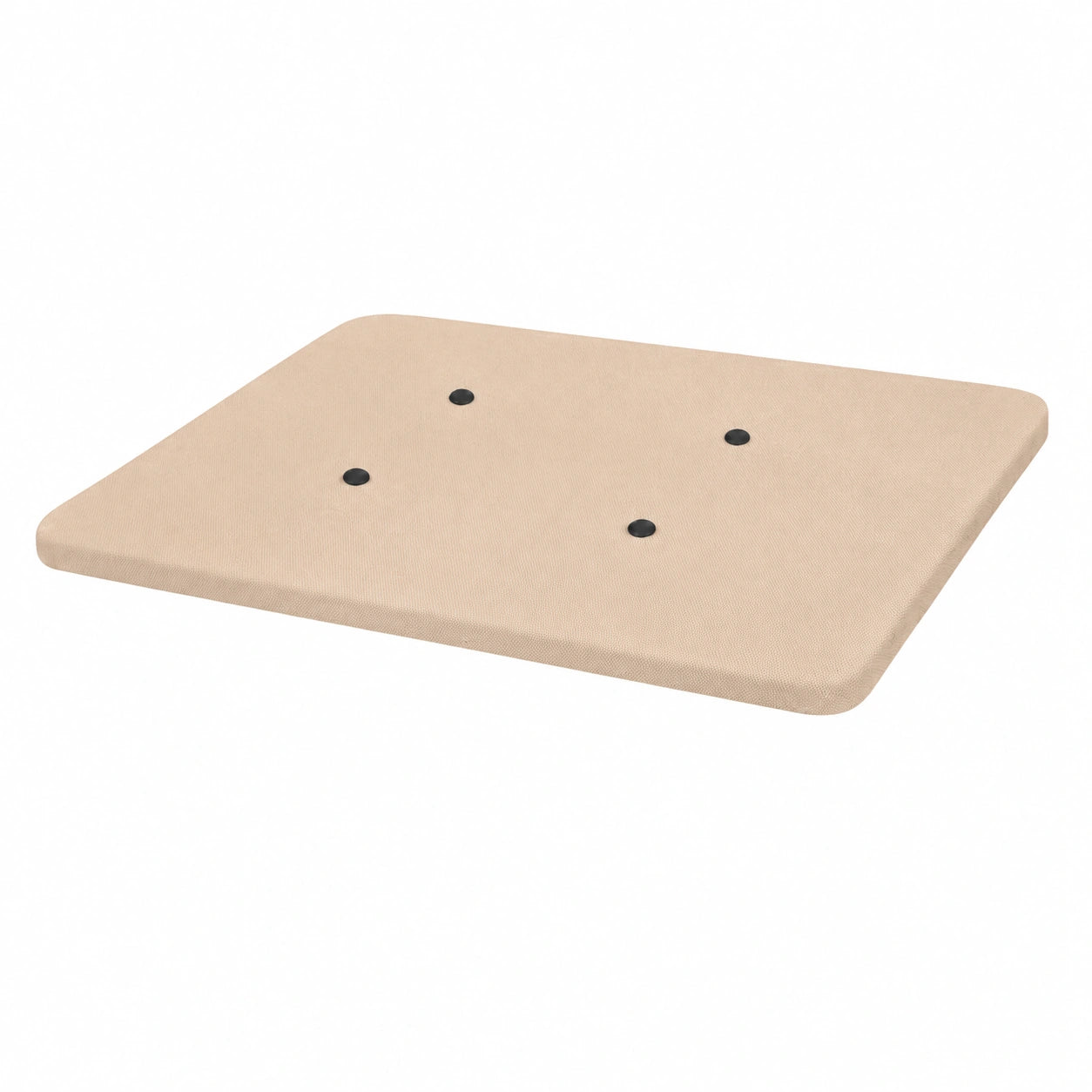 Base Tapizada 3D Beige 150x190 cm con Ventilación y Sistema Antiruido