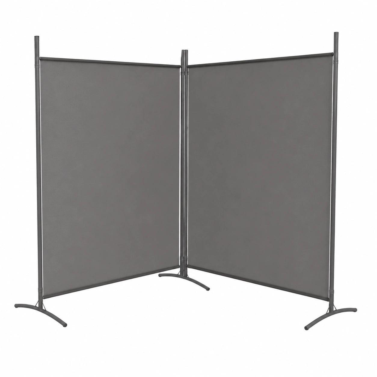 Separador Plegable de 2 Paneles en Antracita, 348x180 cm - INLIFE