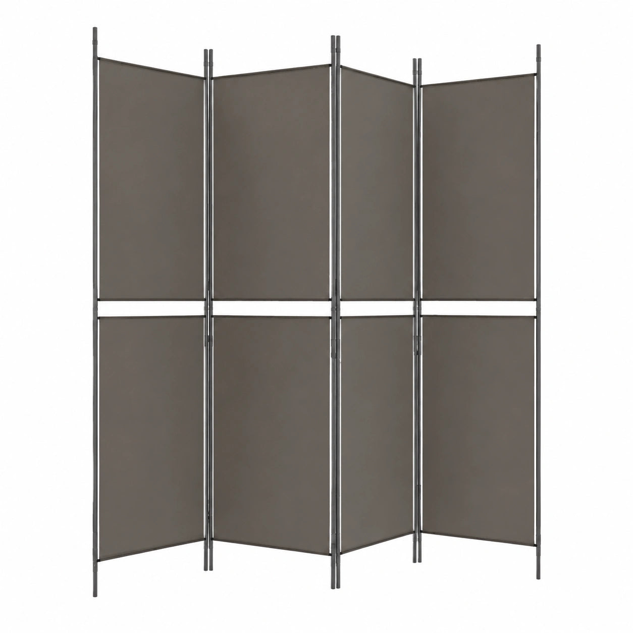 Biombo de 5 Paneles Antracita 250x220 cm para Separar Espacios