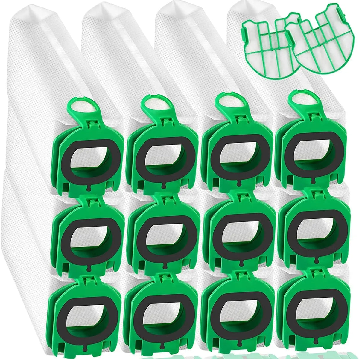 12 Bolsas de Aspiradora Compatibles con Vorwerk Kobold VB100 FP100 VB 100 FP 100, Bolsa de Filtro para Aspiradora Kobold VB100